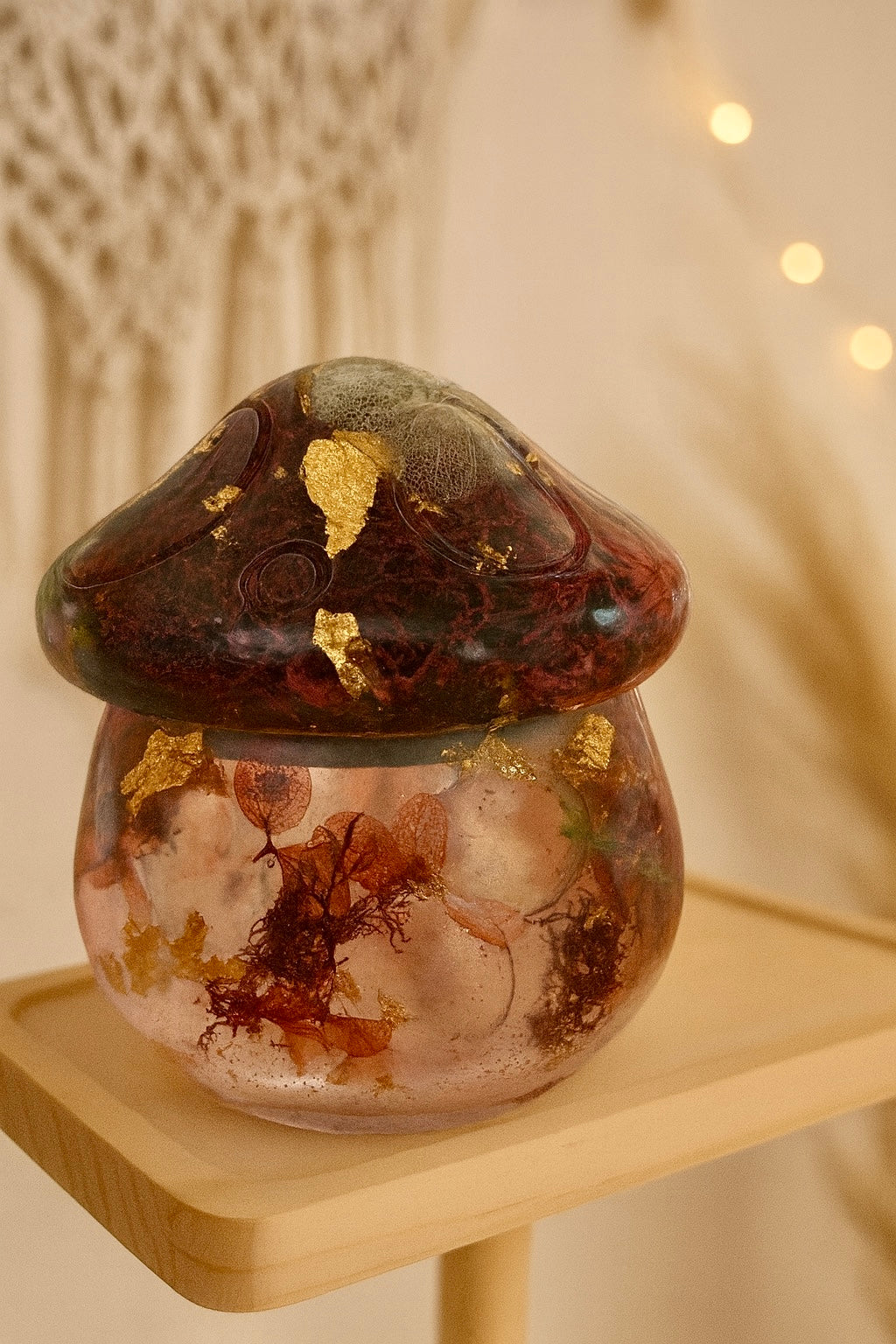 Pixie Hollow Mushroom Jar