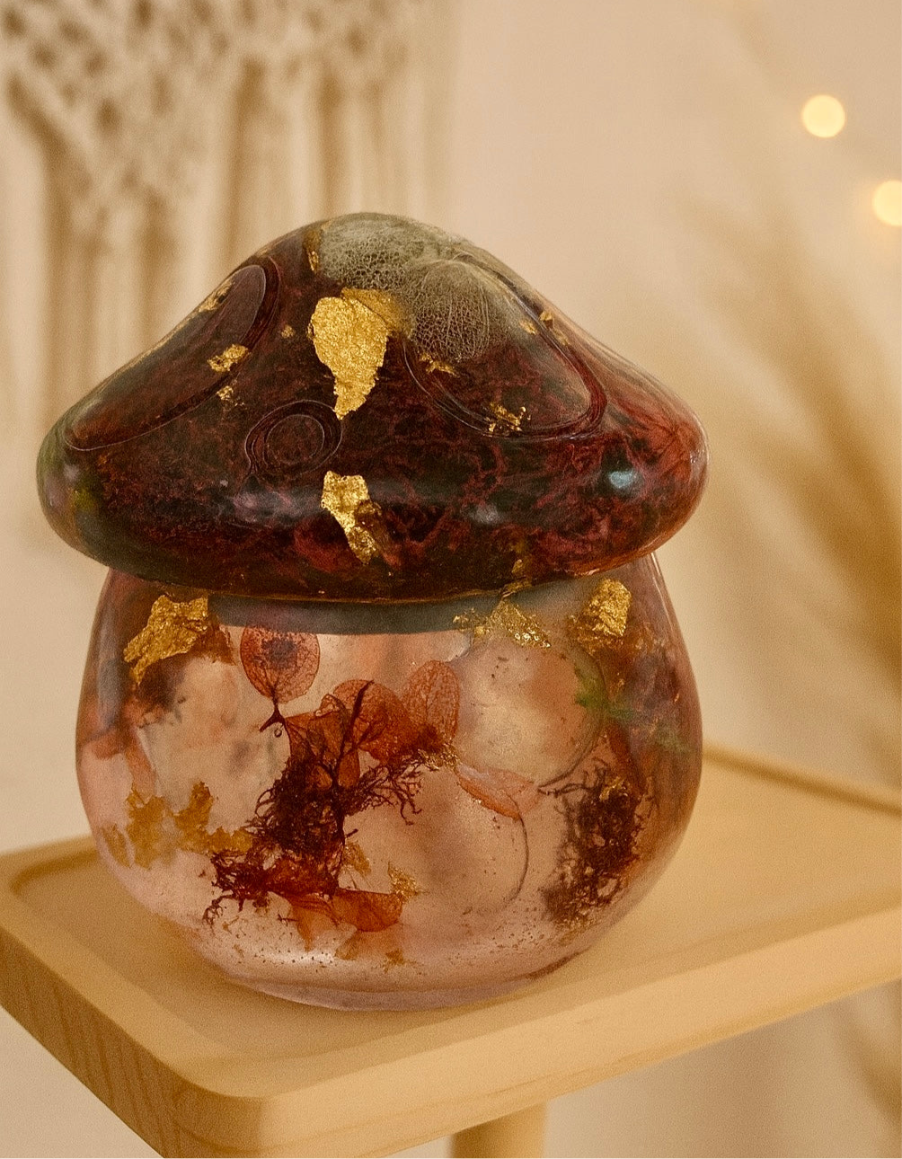 Pixie Hollow Mushroom Jar